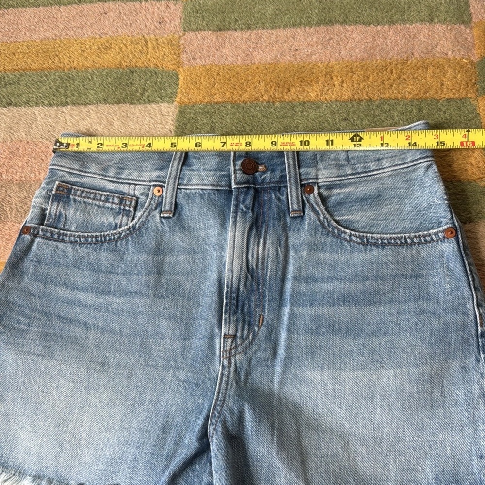 NWT Madewell the perfect Jean high rise ram hem short size 27 - Picture 6 of 12